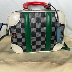 LIMITED EDITION Authentic Louis Vuitton Valisette BB Damier Canvas Box Bag
